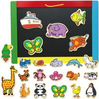 VIGA Drewniane Magnesy Zwierzęta zestaw 20 elementów