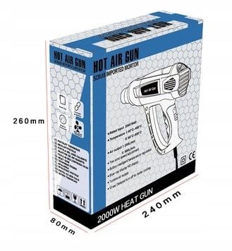 OPALARKA Elektryczna z regulacją 2 biegi 2000W 600C regulacja zdjęcie 13