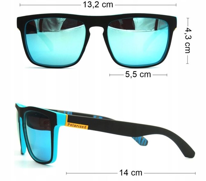 OKULARY PRZECIWSŁONECZNE MĘSKIE DAMASKIE POLARYZACYJNE LUSTRZANE POLARIZED zdjęcie 5