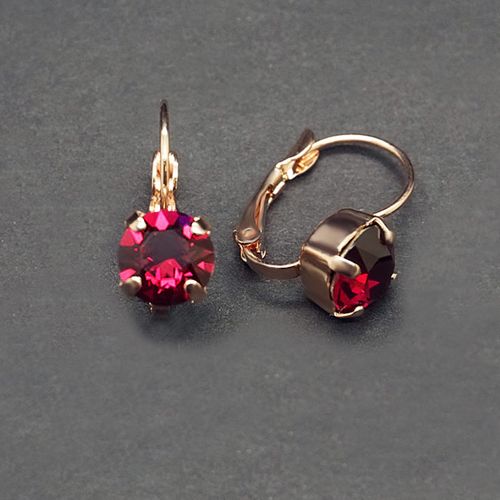 Kolczyki "Glory (Ruby)" z kryształami Swarovski ™ na Arena.pl