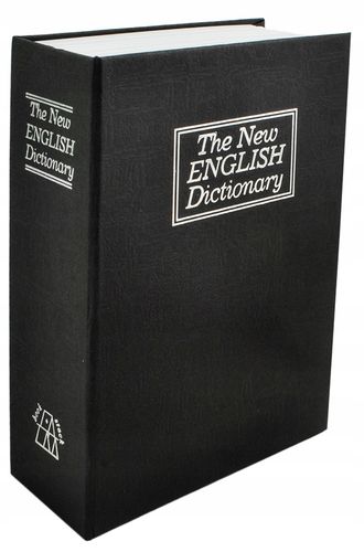 sejf - kasetka ukryta w książce 24x15,5x5,5cm na Arena.pl