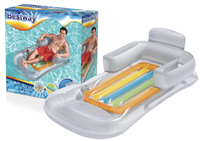 ND24_14727 Dmuchany Materac, Fotel 161 x 84 cm Be