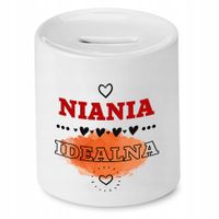 Dla Niani Opiekunki Prezent Skarbonka Idealna Z Nadrukiem Ze Zdjęciem