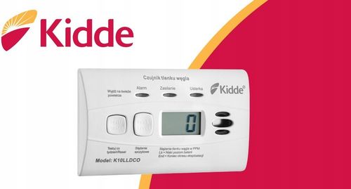 Czujnik detektor tlenek węgla (CO) Czad K10LLDCO Kidde na Arena.pl