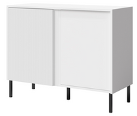 Nowoczesna Komoda Biała 100 cm ZUZIA JR - 2 Kolory