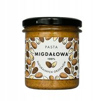 PASTA MIGDAŁOWA 300 g - 100% orzechów, Naturalna, MASŁO MIGDAŁOWE,