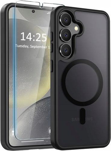 Etui CASE do Samsung Galaxy S25+ Plus MAGNETYCZNE MATOWE WZMACNIANE 2xSZKŁO na Arena.pl