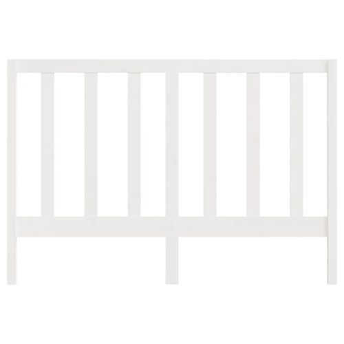 Wezgłowie łóżka, białe, 166x4x100 cm, lite drewno sosnowe na Arena.pl