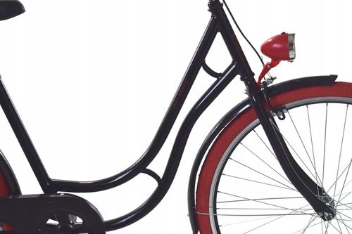 Rower Damski Polski Miejski 28 Retro + kosz na Arena.pl