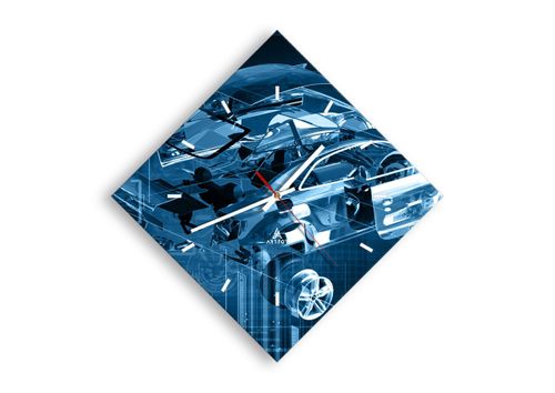 Zegar Ścienny - Samochód Prototyp - 30X30 Cm - C3Ad30X30-2615 na Arena.pl