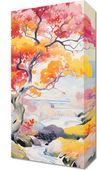 Obraz 20x40cm Roztańczony Krajobraz