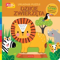 Akademia Mądrego Dziecka. Układam puzzle. Dzikie zwierzęta