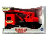WADER middle truck dzwig czerwony 32112