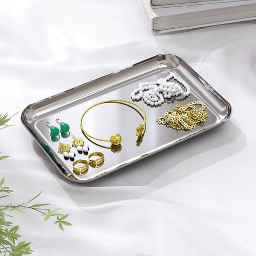 Taca łazienkowa dekoracyjna czarna na świece wykonana ze stali nierdzewnej na Arena.pl