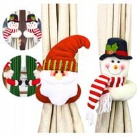 2x OZDOBY ŚWIĄTECZNE NA FIRANKĘ OZDOBA DEKORACJA Do firanek SKRZATY