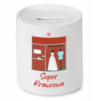 Skarbonka Dla Krawcowej Krawca Super Krawcowa Z Nadrukiem Ze Zdjęciem