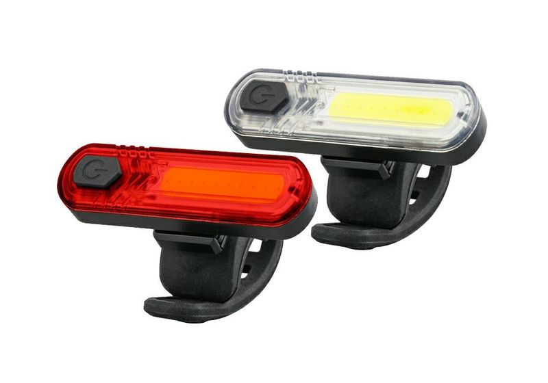 Zestaw lamp rowerowych Duo Slim ABS0031 zdjęcie 1