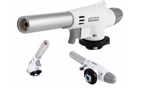 PALNIK GAZOWY OPALARKA LUTLAMPA + 6 x KARTUSZE GAZY NABOJE + RĘKAWICE na Arena.pl