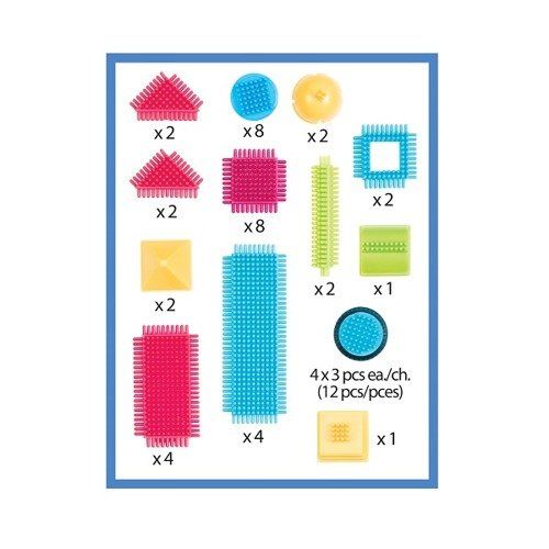 BASIC BUILDER BUCKET Elastyczne KLOCKI Jeżyki na Arena.pl