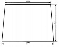szyba przednia - przód ciągnika URSUS 1634 kabina Kunów 1997r