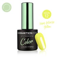 Cosmetics Zone Lakier hybrydowy żółty 7ml – Neon Intense Yellow N12