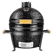 GRILL CERAMICZNY WĘGLOWY 16T" Z POKRYWĄ