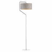 Lampa podłogowa TESALLIA GOLD chrom szar