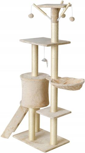 DRAPAK DLA KOTA DOMEK LEGOWISKO SŁUPEK Z ZABAWKAMI na Arena.pl