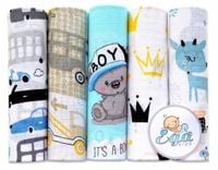 Pieluszki Tetrowe Kolorowe Pieluchy Lux 5 Sztuk