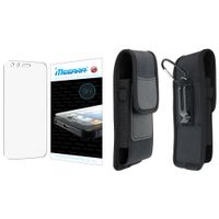 szkło hartowane do cat s62 / s62 pro - 5.7" + etui futerał na pasek kabura