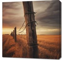 Obraz 70x70cm Zachód na Pograniczu