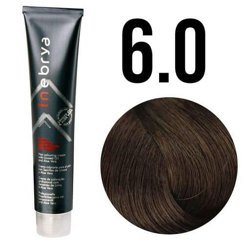 Inebrya farba do włosów, koloryzacja trwała, 100 ml 6/0 ciemny  blond na Arena.pl