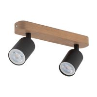 lampa reflektor spot top wood czarny/dąb 3291 tk lighting