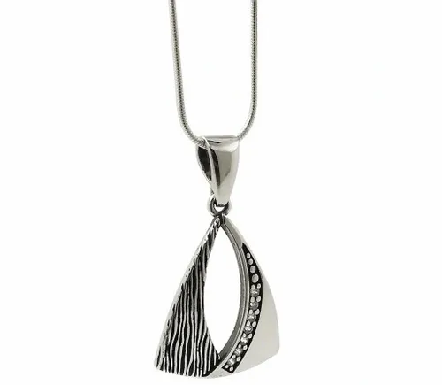 KOMPLET BIŻUTERII SREBRNEJ 925 AŻUROWY CYRKONIE SWAROVSKI + GRAWER GRATIS na Arena.pl