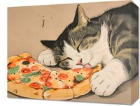 Obraz 50x40cm Pizza Dla Kota
