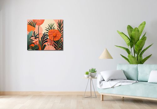 Obraz 70x60cm Koralowy Ogród na Arena.pl