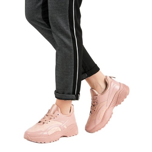 Różowe Sneakersy Na Platformie r.41 na Arena.pl