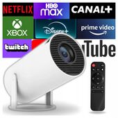 Projektor Rzutnik Przenośny Android Smart TV LED 4K Głośnik WIFI 130