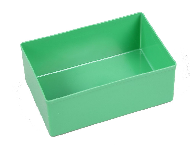 Pojemnik magazynowy, warsztatowy 108x162x63 mm. Zielony zdjęcie 1