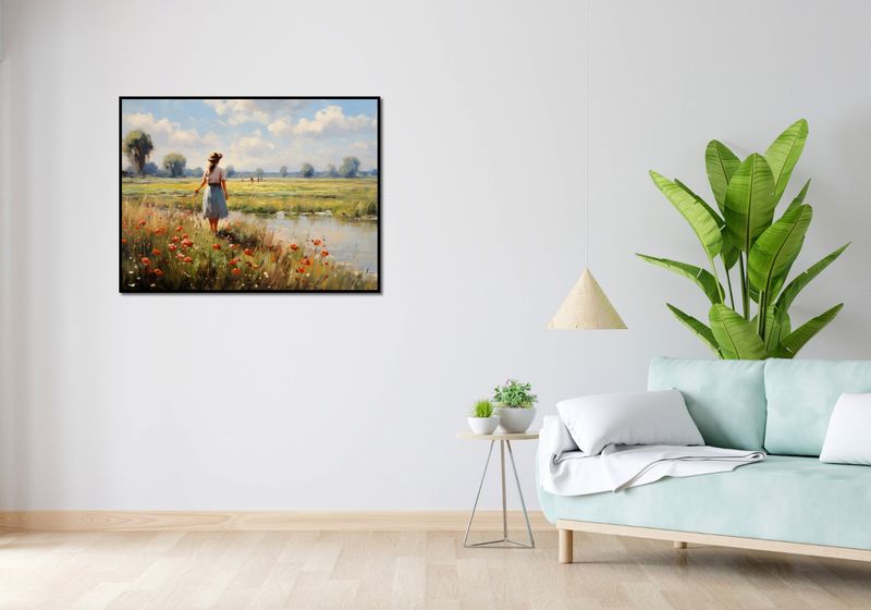 Plakat 100x75cm Wiejski Spokój zdjęcie 4