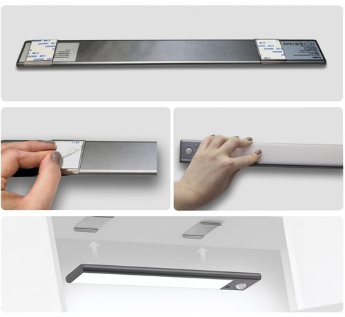 BOSTE LAMPKA LED NOCNA Z CZUJNIKIEM RUCHU I ZMIERZCHU MAGNETYCZNA AUTO na Arena.pl