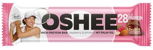 12x OSHEE & IGA Team Baton proteinowy malina - migdał 47 g na Arena.pl