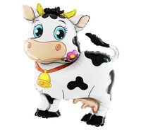 Balon foliowy krowa farma zwierzątka farmerskie urodziny 114cm