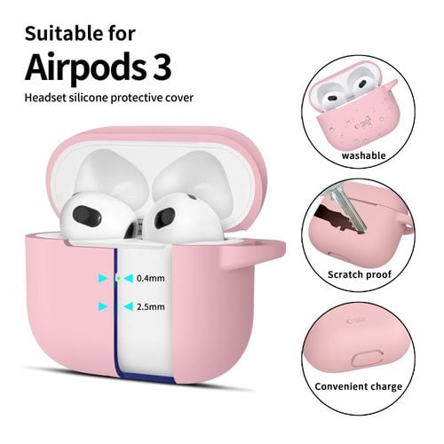 tech-protect silicone hook apple airpods 3 dusty pink na Arena.pl