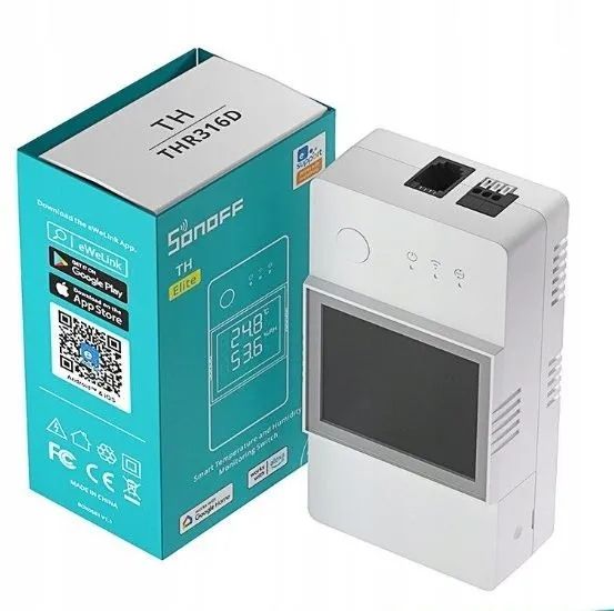 Sonoff TH Elite THR316D 16A temp wilgotności WiFi zdjęcie 3