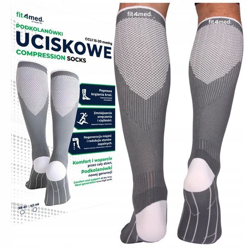 SKARPETY KOMPRESYJNE PODKOLANÓWKI UCISKOWE PRZECIWŻYLAKOWE ŻYLAKI na Arena.pl