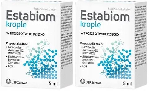 ESTABIOM probiotyk dla dzieci 2x5ml zdjęcie 1