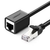 Przedłużacz do kabla skrętki FTP Ethernet RJ45 Cat 6 1000 Mbps 2m czarny