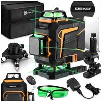 POZIOMICA LASEROWA 360 PŁASZCZYZNOWA 4D LASER KRZYŻOWY PRO ZIELONY