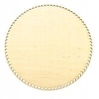 Baza DNO do koszyka spód KOŁO 25cm otwór 6mm